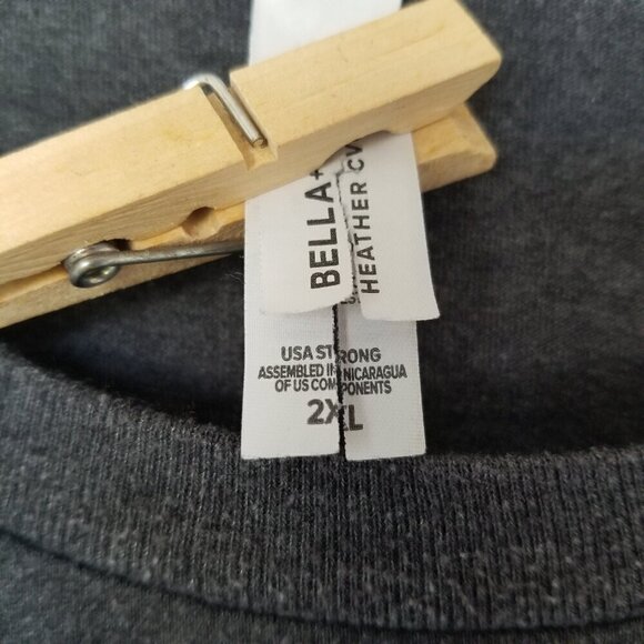 Nasa T-Shirt Men's 2XL Short Sleeves Dark Gray Space Logo - Picture 4 of 6